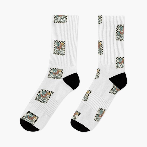 Item preview, 67th Day of School Vibes - Groovy Checkered 90s designed and sold by w66aboo.