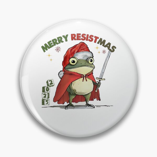 Item preview, Merry Resistmas Frog Political Festive Frog Christmas designed and sold by jakaun.