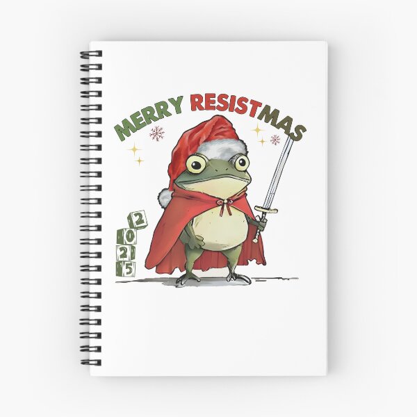Item preview, Merry Resistmas Frog Political Festive Frog Christmas designed and sold by jakaun.