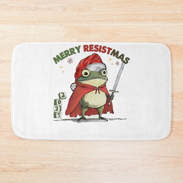 Item preview, Merry Resistmas Frog Political Festive Frog Christmas designed and sold by jakaun.
