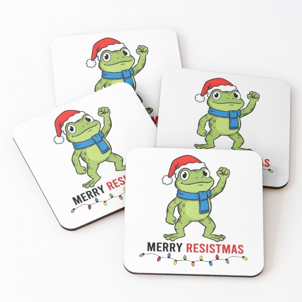 Item preview, Merry Resistmas Frog Xmas Lights Festive Frog Christmas Political designed and sold by jakaun.