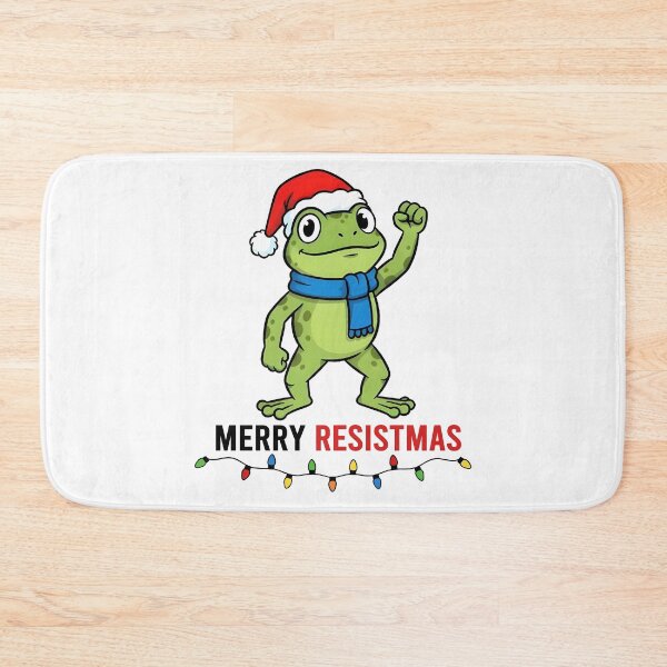 Item preview, Merry Resistmas Frog Xmas Lights Festive Frog Christmas Political designed and sold by jakaun.