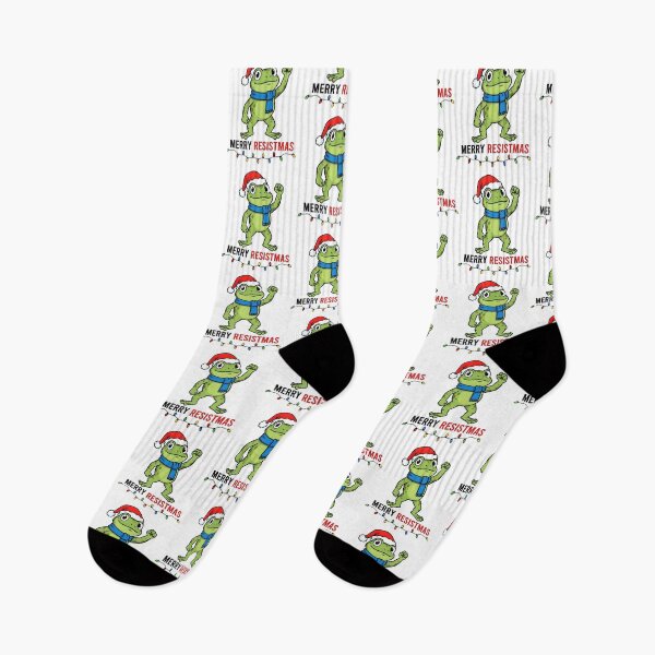 Item preview, Merry Resistmas Frog Xmas Lights Festive Frog Christmas Political designed and sold by jakaun.
