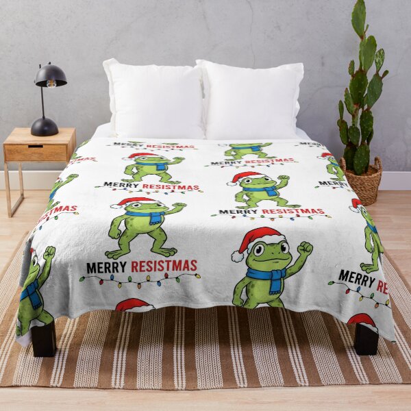 Item preview, Merry Resistmas Frog Xmas Lights Festive Frog Christmas Political designed and sold by jakaun.