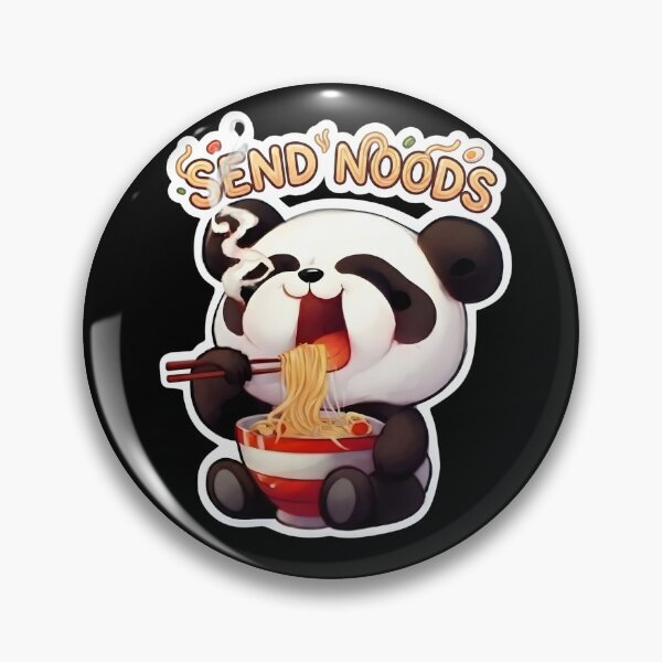 Item preview, Send Noods – Funny Cute Panda Eating Ramen designed and sold by FluffinCool.