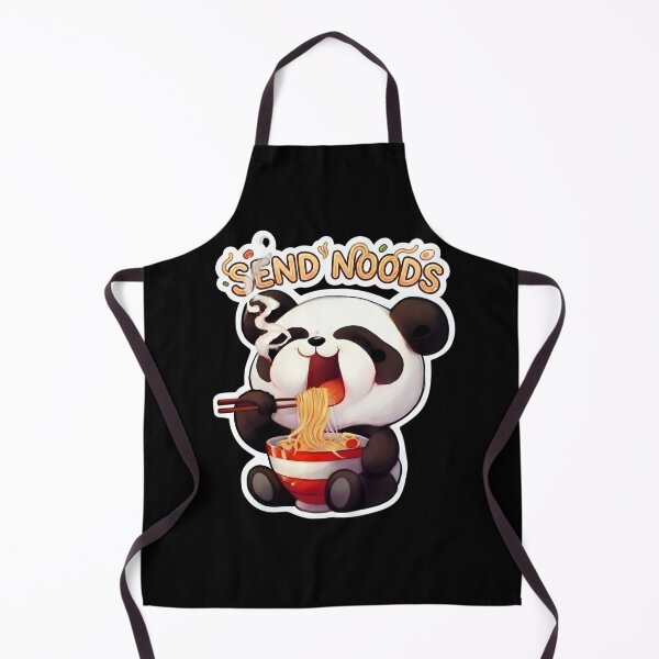 Item preview, Send Noods – Funny Cute Panda Eating Ramen designed and sold by FluffinCool.