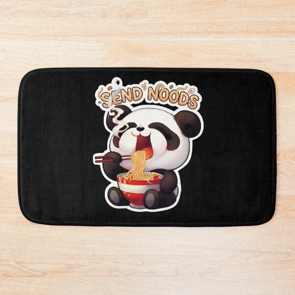 Item preview, Send Noods – Funny Cute Panda Eating Ramen designed and sold by FluffinCool.