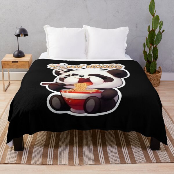 Item preview, Send Noods – Funny Cute Panda Eating Ramen designed and sold by FluffinCool.