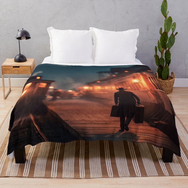 Item preview, Old Western Train Station At Dusk designed and sold by Rtymer.