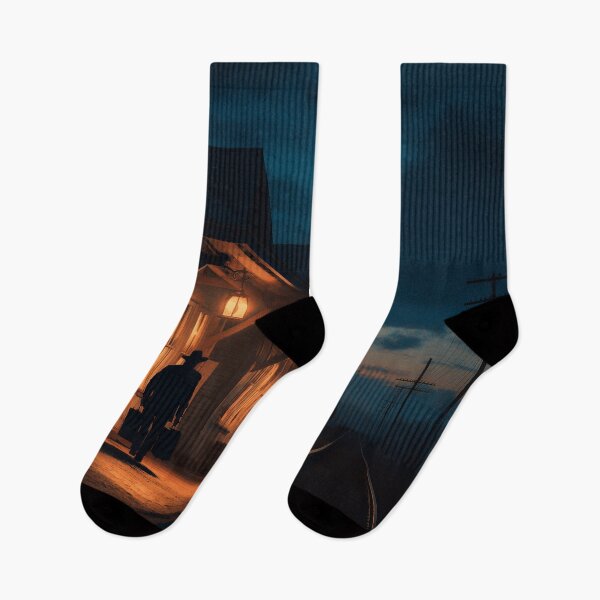 Item preview, Old Western Train Station At Dusk designed and sold by Rtymer.