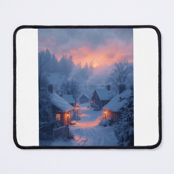 Item preview, Warm Window Lights Cozy Winter Village designed and sold by Valeree Store.