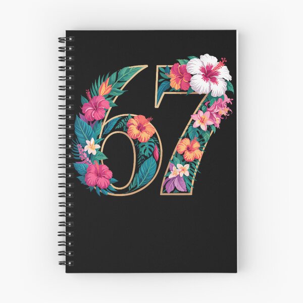 Item preview, 67 Floral Flower Gen 67Th Birthday Number 67 designed and sold by TysonLangosh.