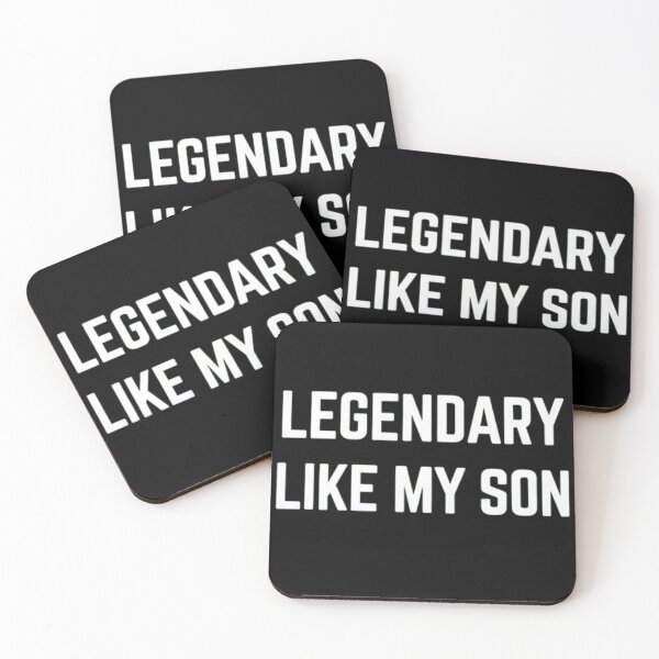 Item preview, Sarcastic Legendary Like My Son Humor Design | Funny Dad Joke Saying for Father Grandpa Daddy | Witty Parent Quote Apparel designed and sold by axiksa10.