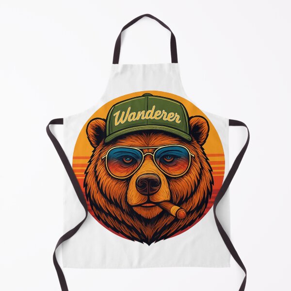 Item preview, The Wandering Bear: Retro Drifter Tee T-Shirt designed and sold by JolikerArtistry.
