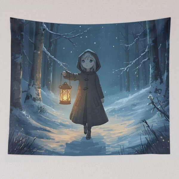 Item preview, Glowing Lantern in Enchanted Winter Woods designed and sold by Valeree Store.
