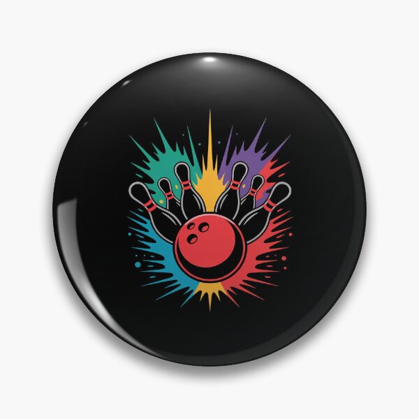 Item preview, Colorful Bowling Game Day Bowling Cute Colorsplash Ball  designed and sold by FadeOfThrone.