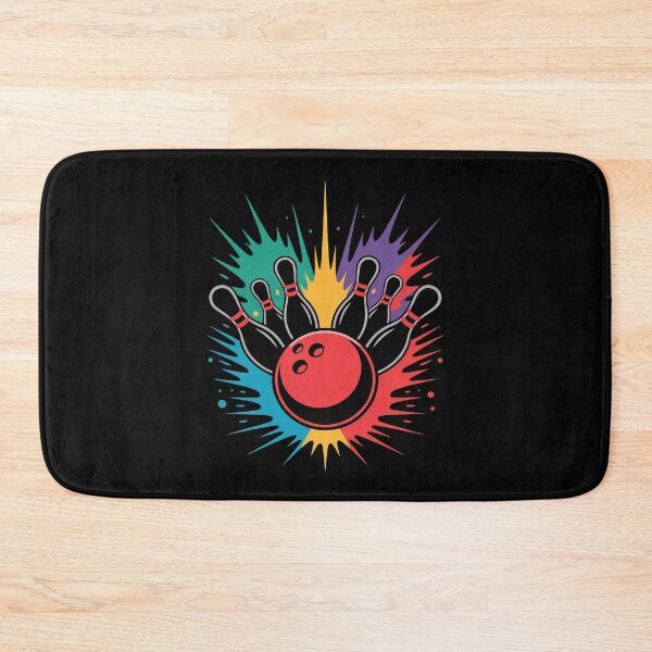 Item preview, Colorful Bowling Game Day Bowling Cute Colorsplash Ball  designed and sold by FadeOfThrone.