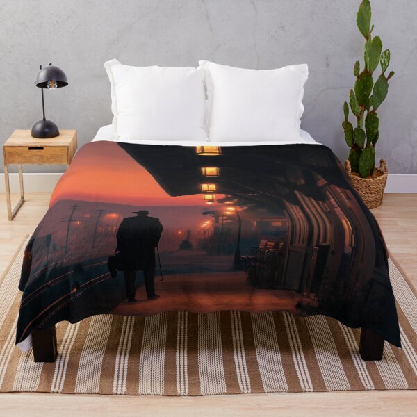 Item preview, Old Western Train Station At Dusk designed and sold by Rtymer.