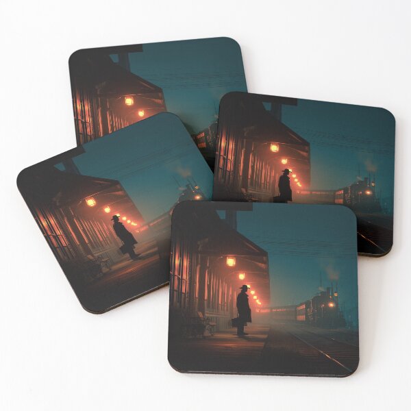 Item preview, Old Western Train Station At Dusk designed and sold by Rtymer.