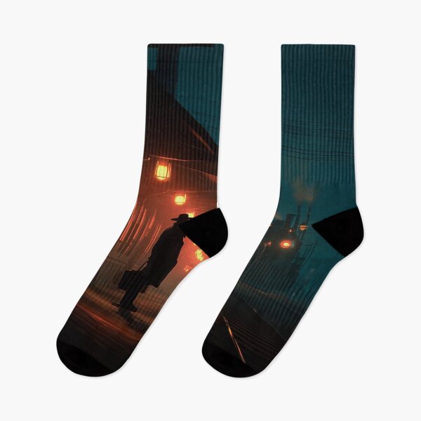 Item preview, Old Western Train Station At Dusk designed and sold by Rtymer.