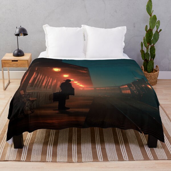 Item preview, Old Western Train Station At Dusk designed and sold by Rtymer.