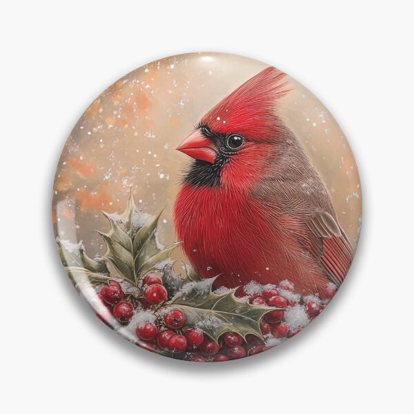 Item preview, Scarlet Stillness Beneath Falling Snow designed and sold by bloorose.