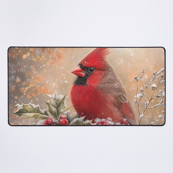 Item preview, Scarlet Stillness Beneath Falling Snow designed and sold by bloorose.