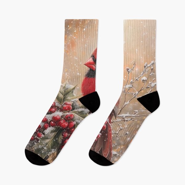 Item preview, Scarlet Stillness Beneath Falling Snow designed and sold by bloorose.