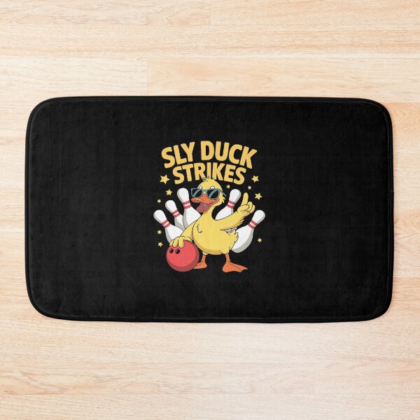 Item preview, Cute Duck With Sunglasses Playing Bowling For men women Kids  designed and sold by SyntaxClaw.