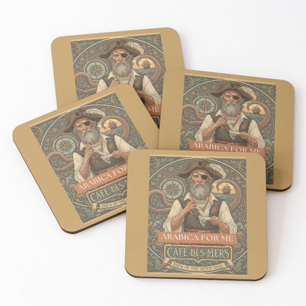 Item preview, Pirate's Brew - Arabica Coffee designed and sold by Paleo5135.