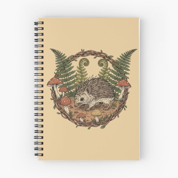 Item preview, Woodland Tenrec With Ferns And Mushrooms designed and sold by BirdsnStuff.