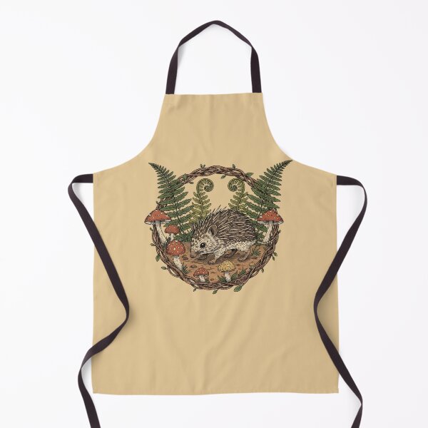 Item preview, Woodland Tenrec With Ferns And Mushrooms designed and sold by BirdsnStuff.