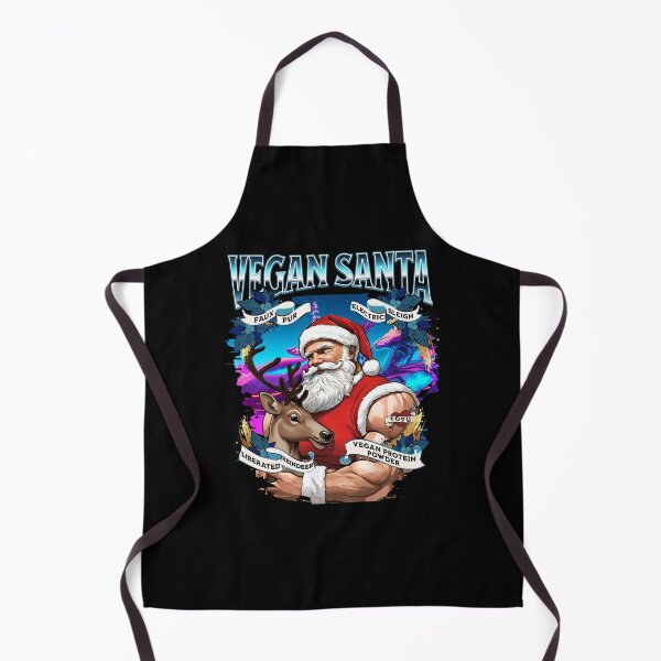 Item preview, Badass Christmas Vegan Santa designed and sold by Cult of Seitan.