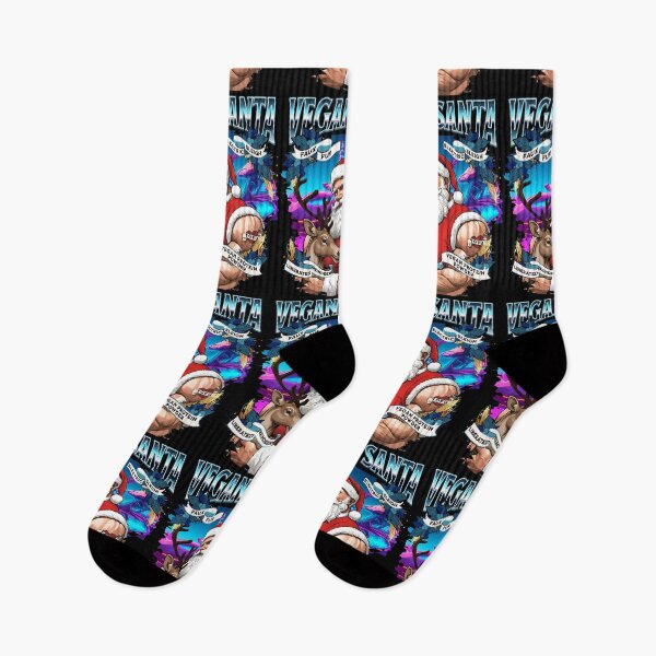 Item preview, Badass Christmas Vegan Santa designed and sold by Cult of Seitan.