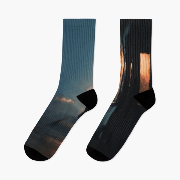 Item preview, Old Western Train Station At Dusk designed and sold by Rtymer.