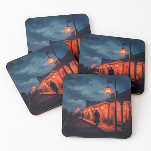Item preview, Old Western Train Station At Dusk designed and sold by Rtymer.