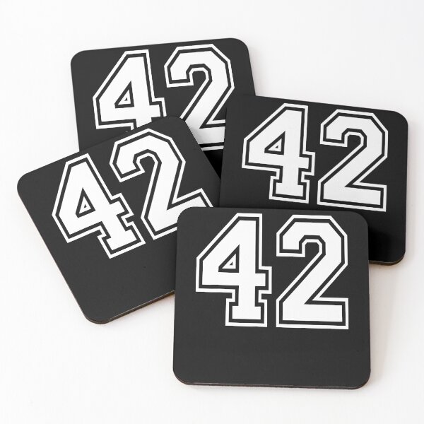 Item preview, Number 42 Varsity Sports Team Jersey 42Nd Birthday 42 Years designed and sold by TysonLangosh.
