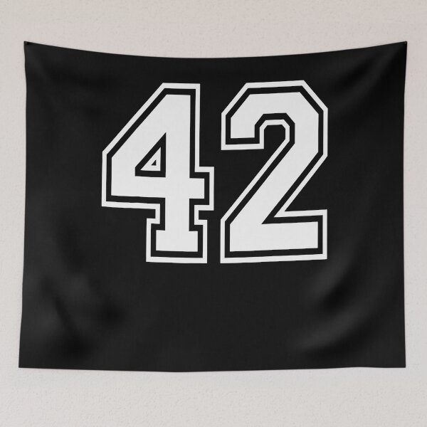 Item preview, Number 42 Varsity Sports Team Jersey 42Nd Birthday 42 Years designed and sold by TysonLangosh.