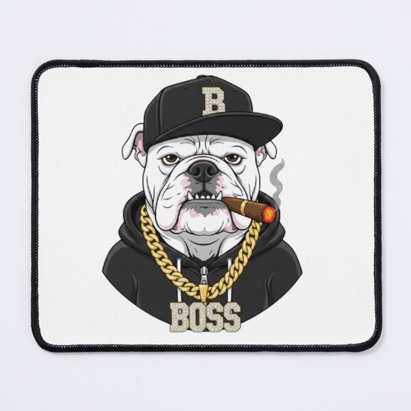 Item preview, BOSS Cool Bulldog with Cigar and Gold Chain designed and sold by CHRIST5000.