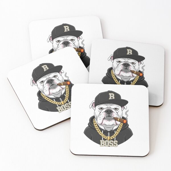 Item preview, BOSS Cool Bulldog with Cigar and Gold Chain designed and sold by CHRIST5000.