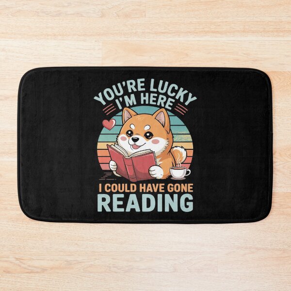 Item preview, Cute Reading Dog with Coffee Books and Coffee Lover  designed and sold by FadeOfThrone.