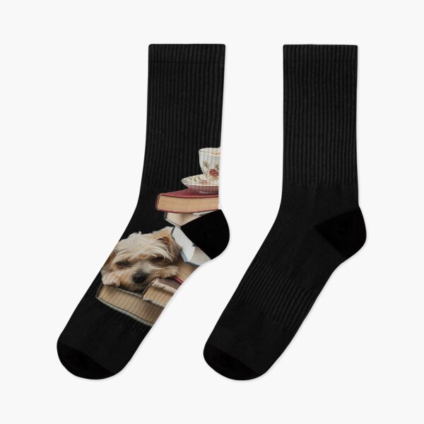 Item preview, Dog Loves Coffee Books Reading, Animal & Reading Lover  designed and sold by SyntaxClaw.