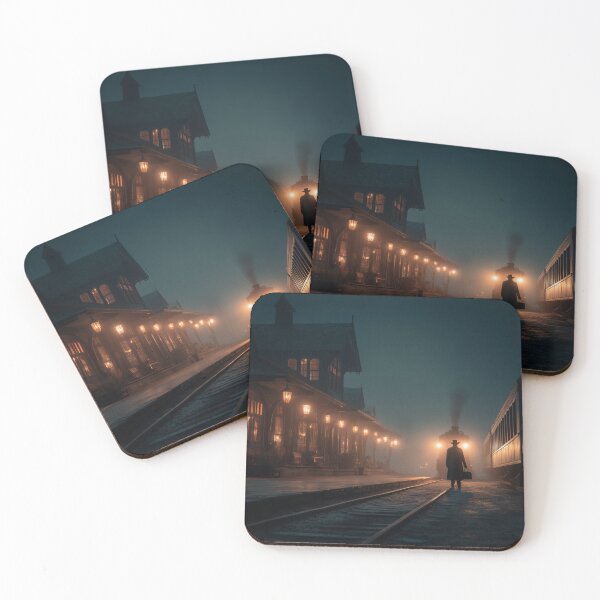 Item preview, Old Western Train Station At Dusk designed and sold by Rtymer.