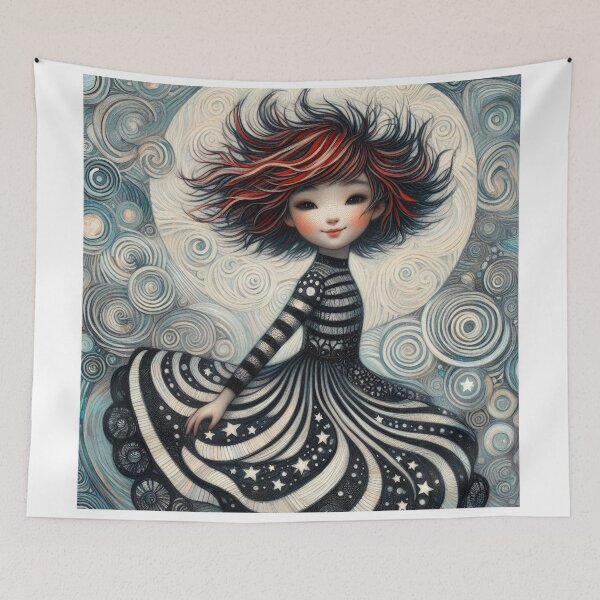 Item preview, Dance under the Cosmic Swirl designed and sold by Beyondnote-Art.