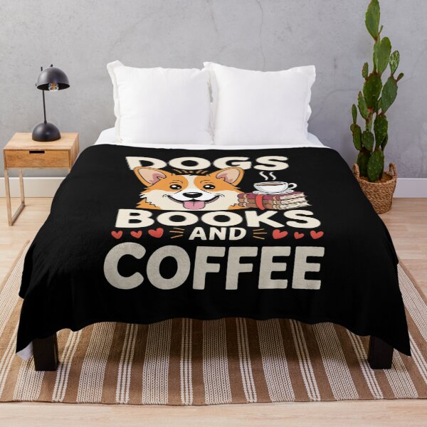 Item preview, Dogs Books And Coffee Coffee Dog & Reading Lover designed and sold by FadeOfThrone.