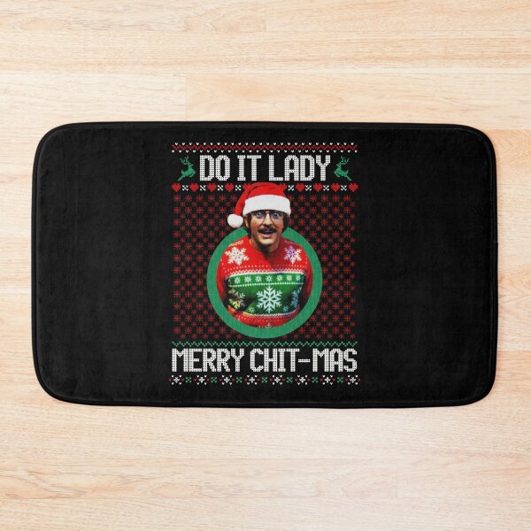 Item preview, I Do It Lady Merry Chit-mas Ugly Xmas Sweater Meme designed and sold by pansak.
