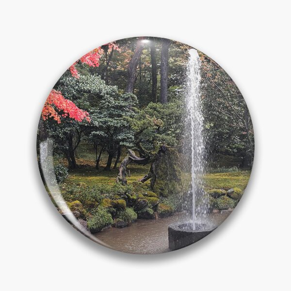 Item preview, Fountain in Japanese garden designed and sold by Alla Gill.
