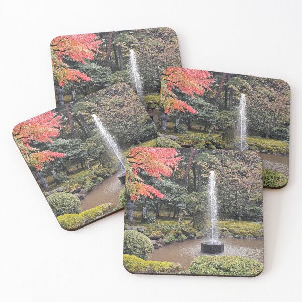 Item preview, Fountain in Japanese garden designed and sold by Alla Gill.