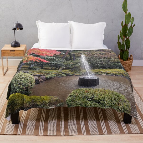 Item preview, Fountain in Japanese garden designed and sold by Alla Gill.