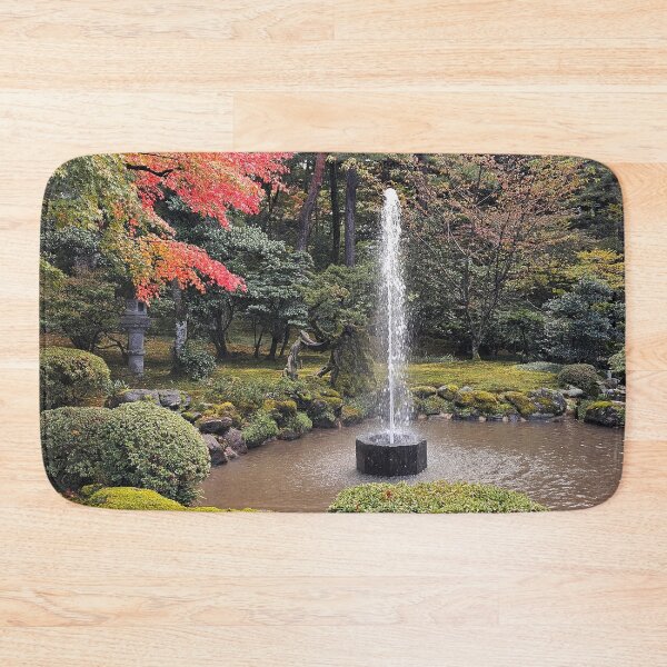 Item preview, Fountain in Japanese garden designed and sold by Alla Gill.